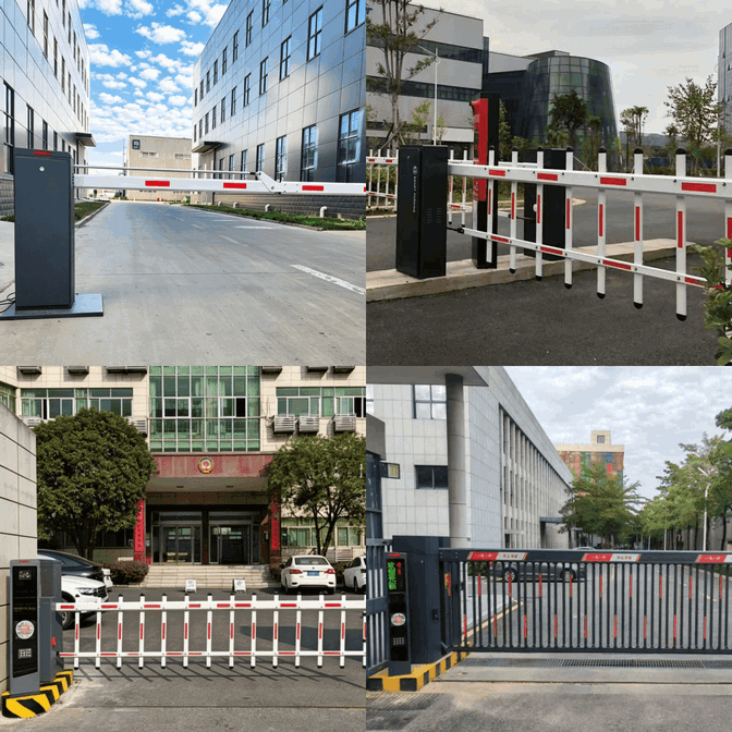 Articulated DC Parking Boom Gate for Low Clearance Underground Commercial Garages