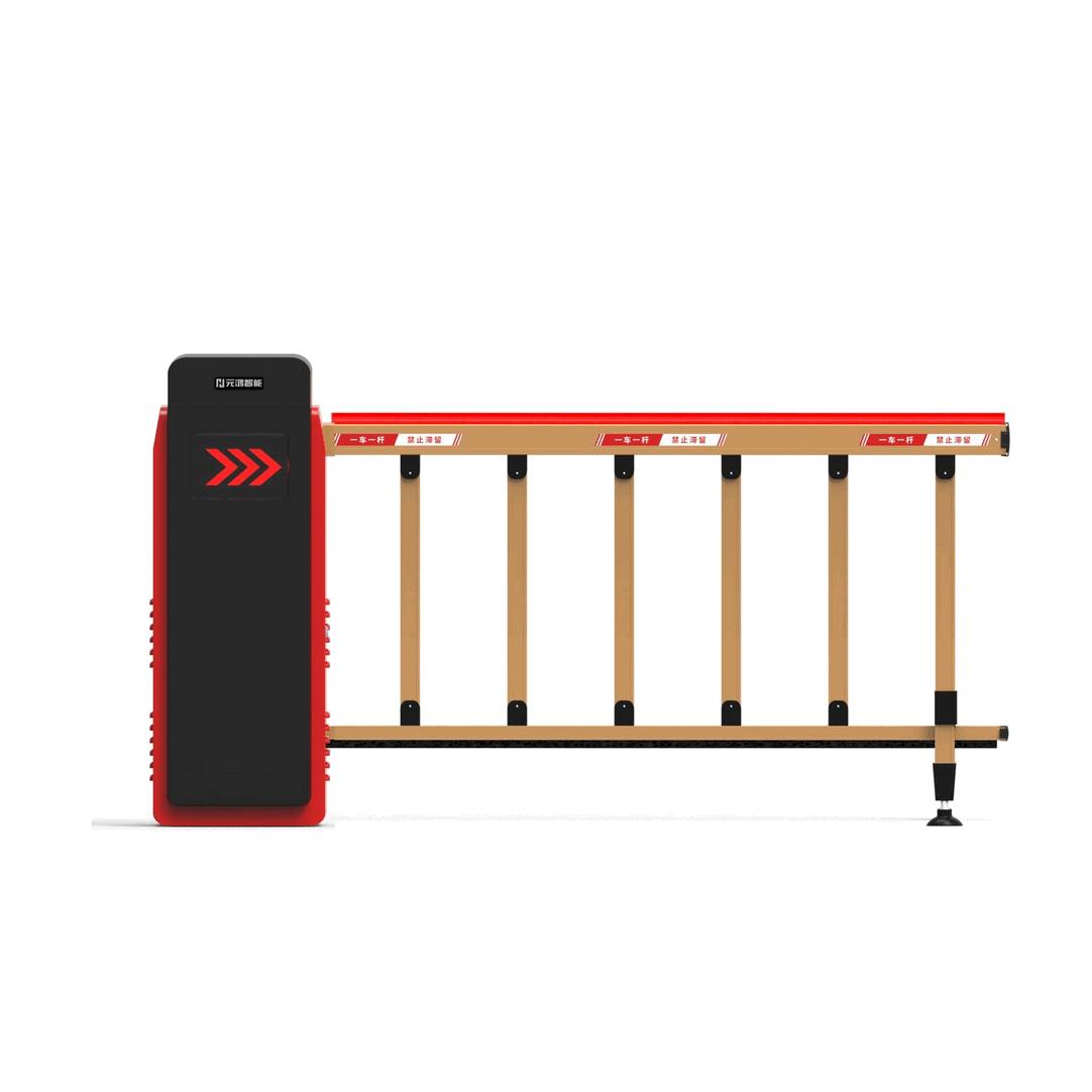 Custom Security Parking Boom Barrier Integrated with Automated LPR Traffic System