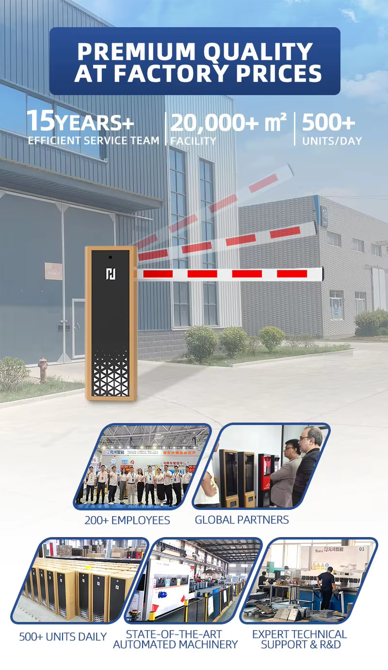 IP55 weatherproof electric security boom barrier heavy duty toll gate security system