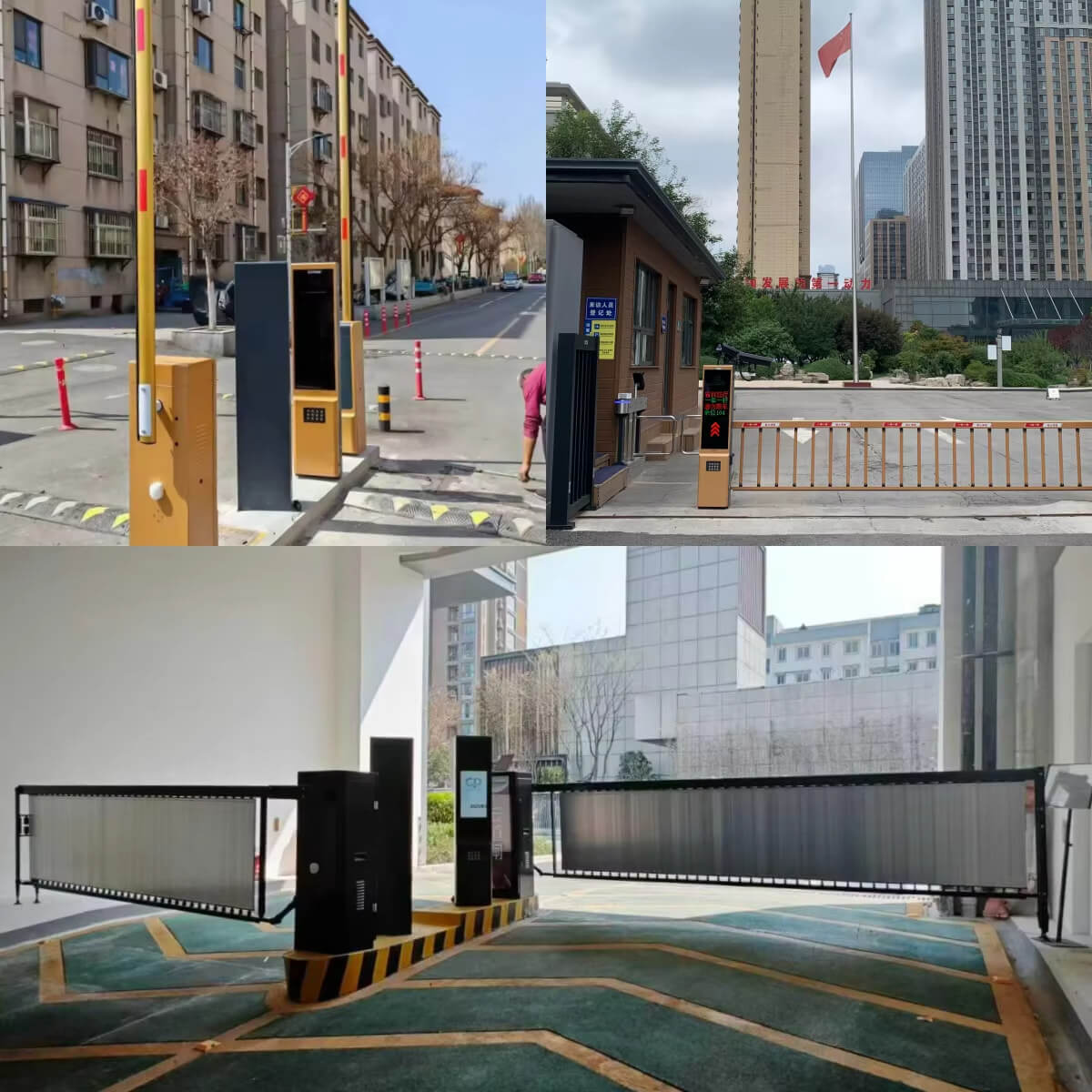 automatic boom barrier gate